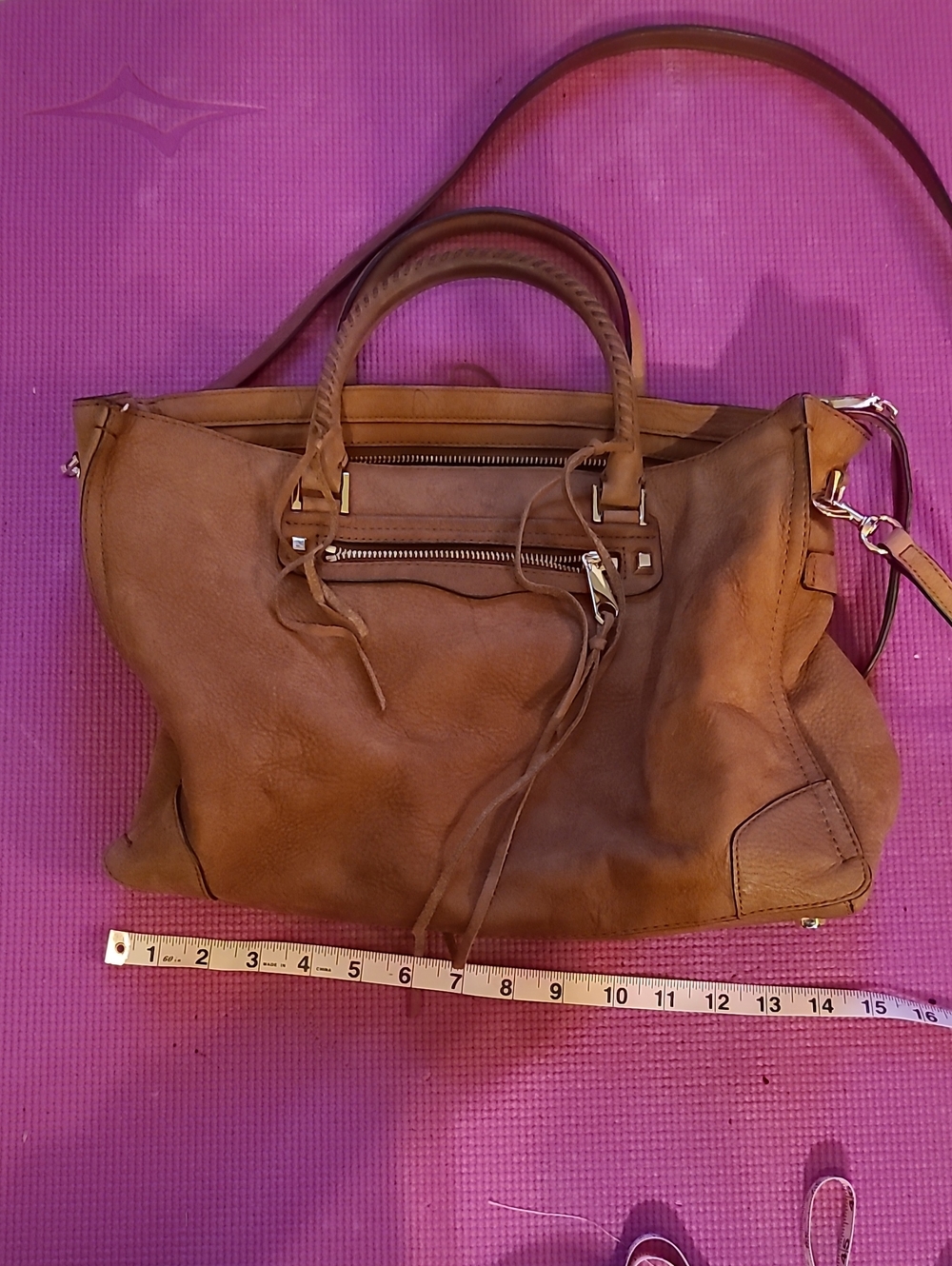 Rebecca Minkoff Brown Suede Tote - Picture 11 of 13